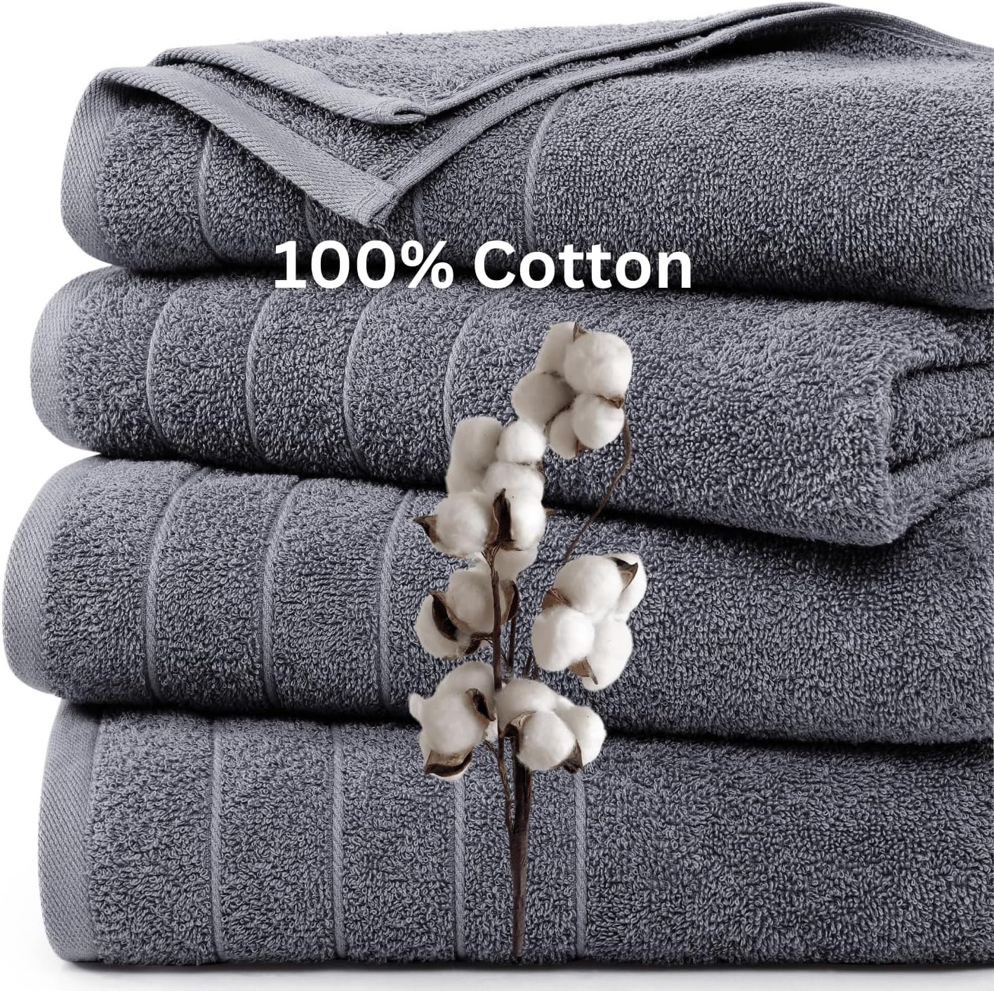 Casa Platino Medium Cotton Towels Set