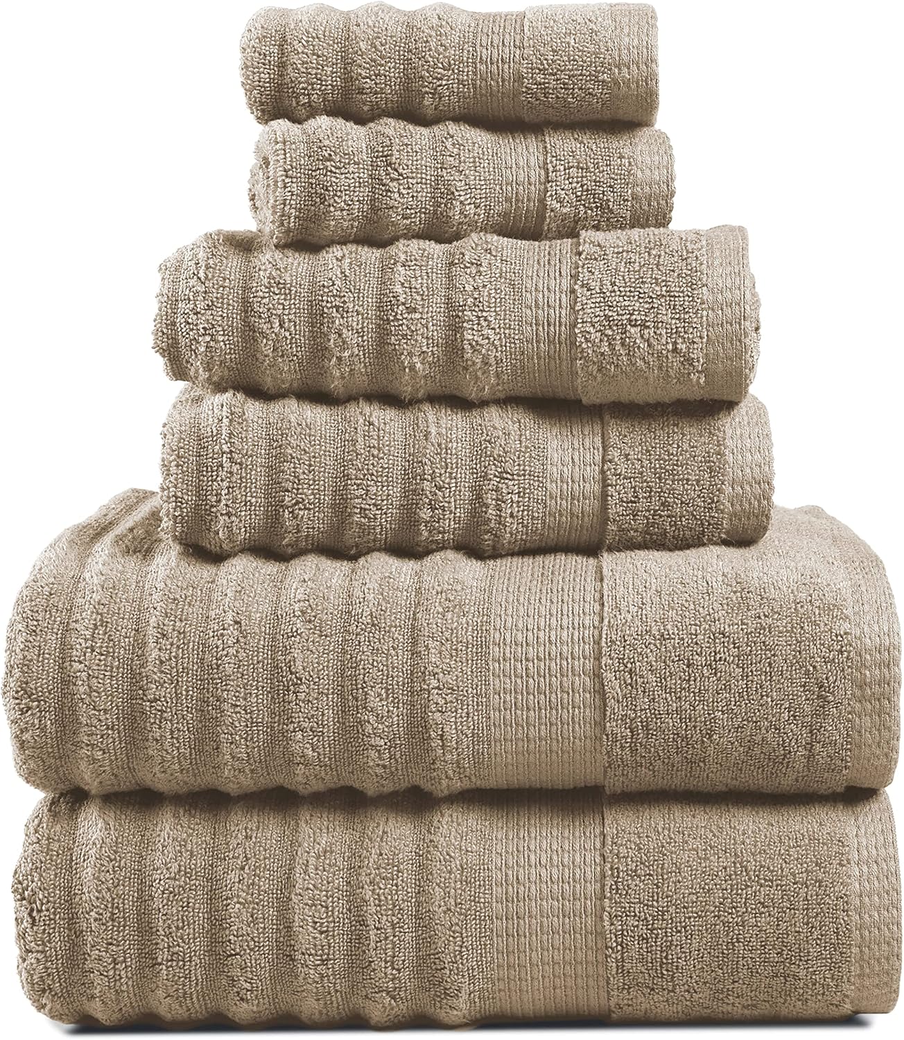 Luxury 6-Piece Bath Towel Set for Comfort