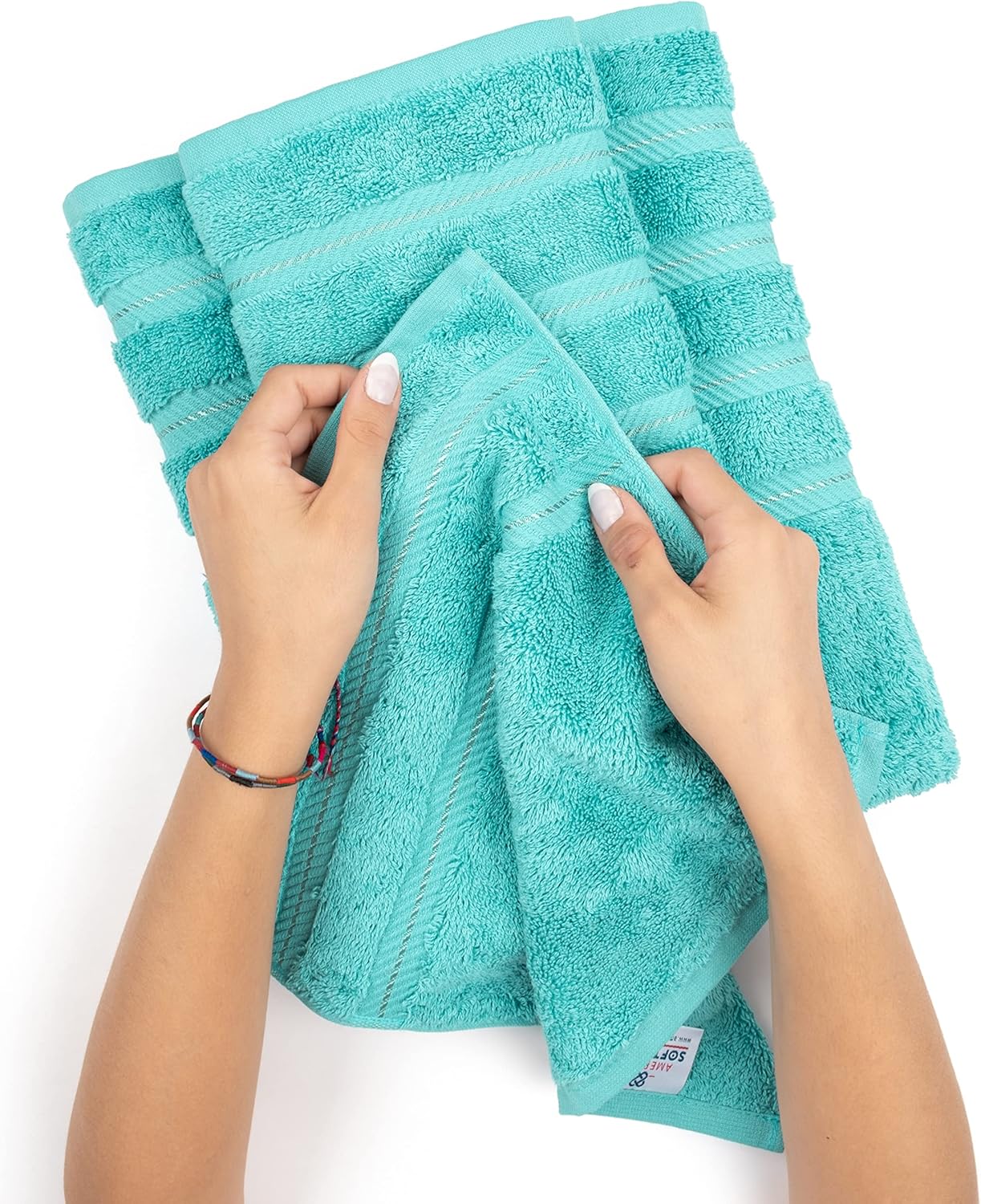 Luxury 6-Piece Cotton Towel Set for Soft Comfort