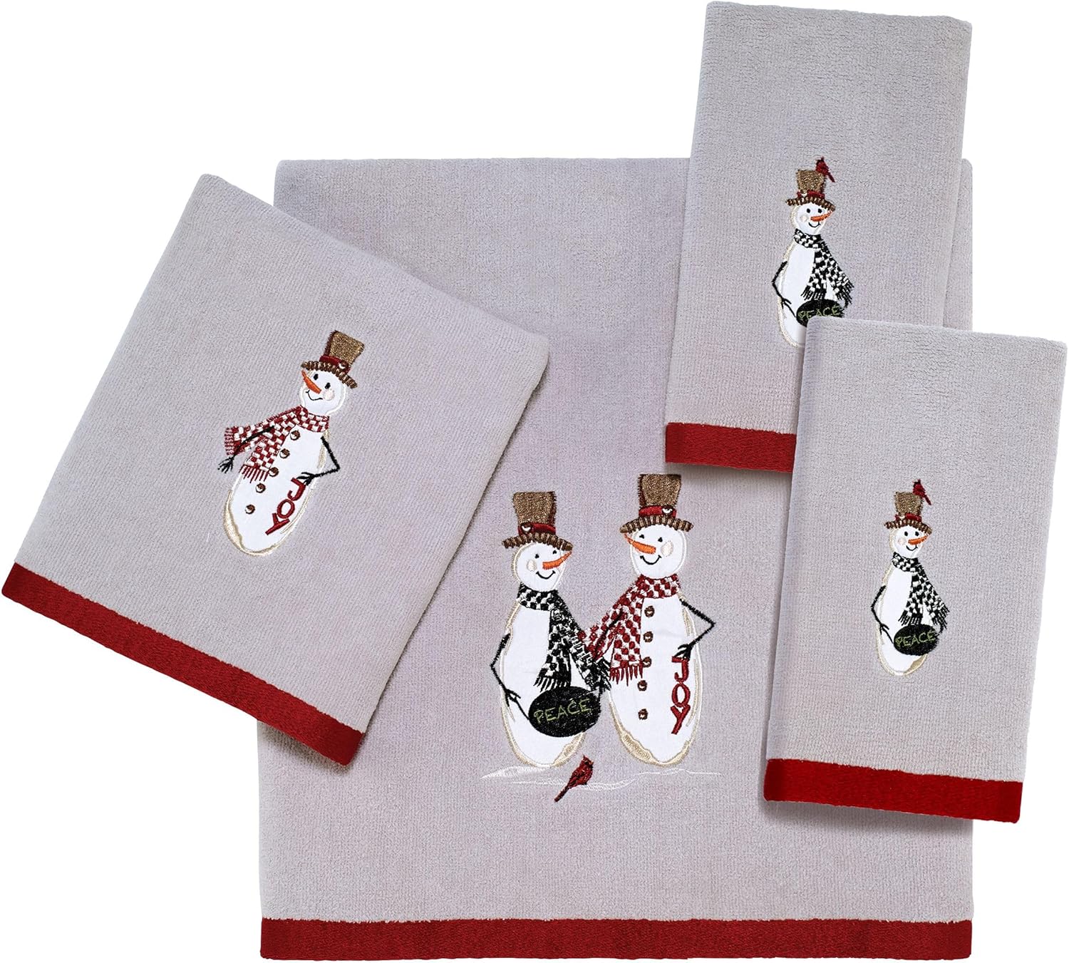 Avanti Linens - Soft Cotton Fingertip Towels Country Friends Collection Set of 2
