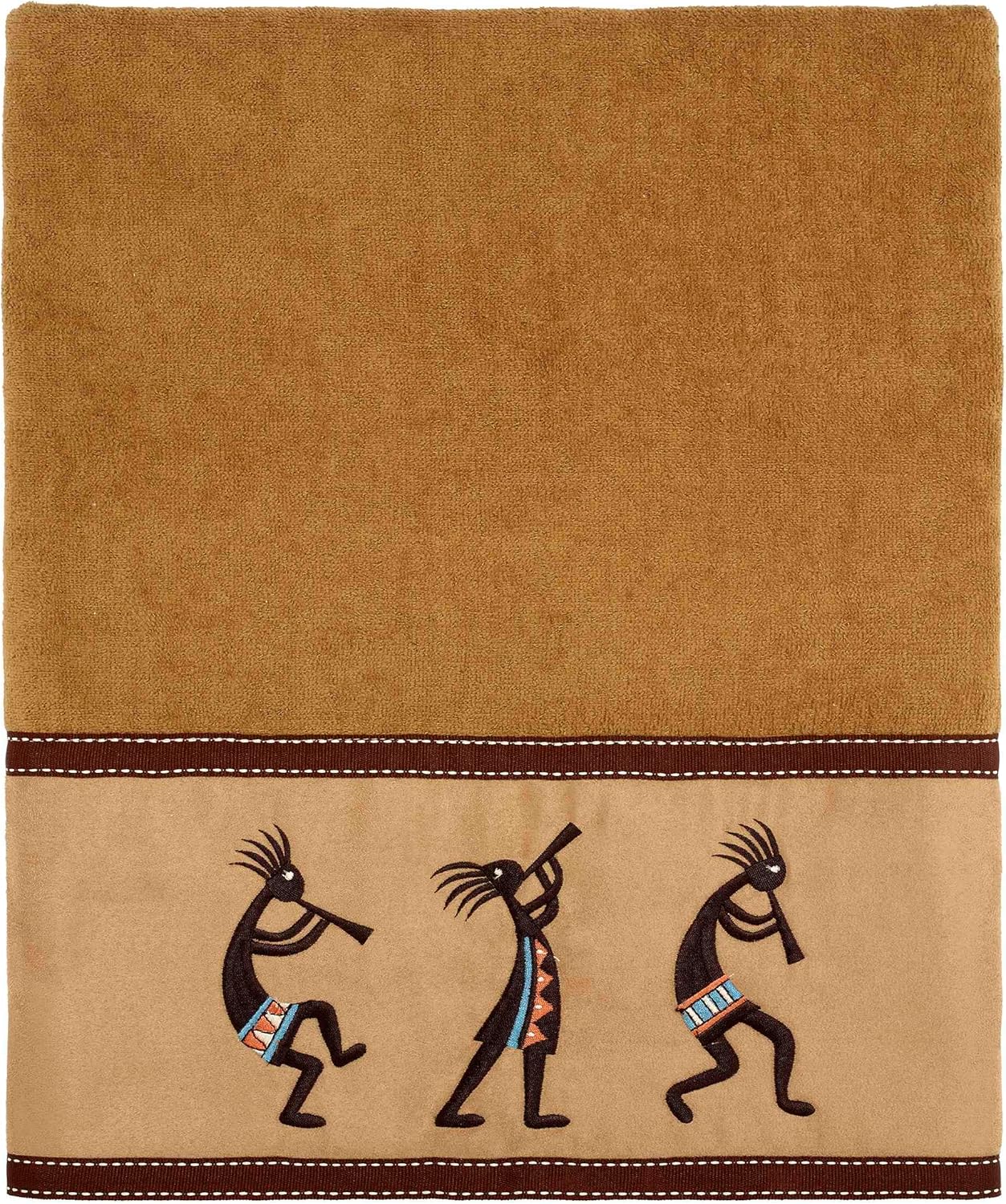 Avanti Linens Bath Towels Premium Cotton Towels with Nutmeg Inspired Design