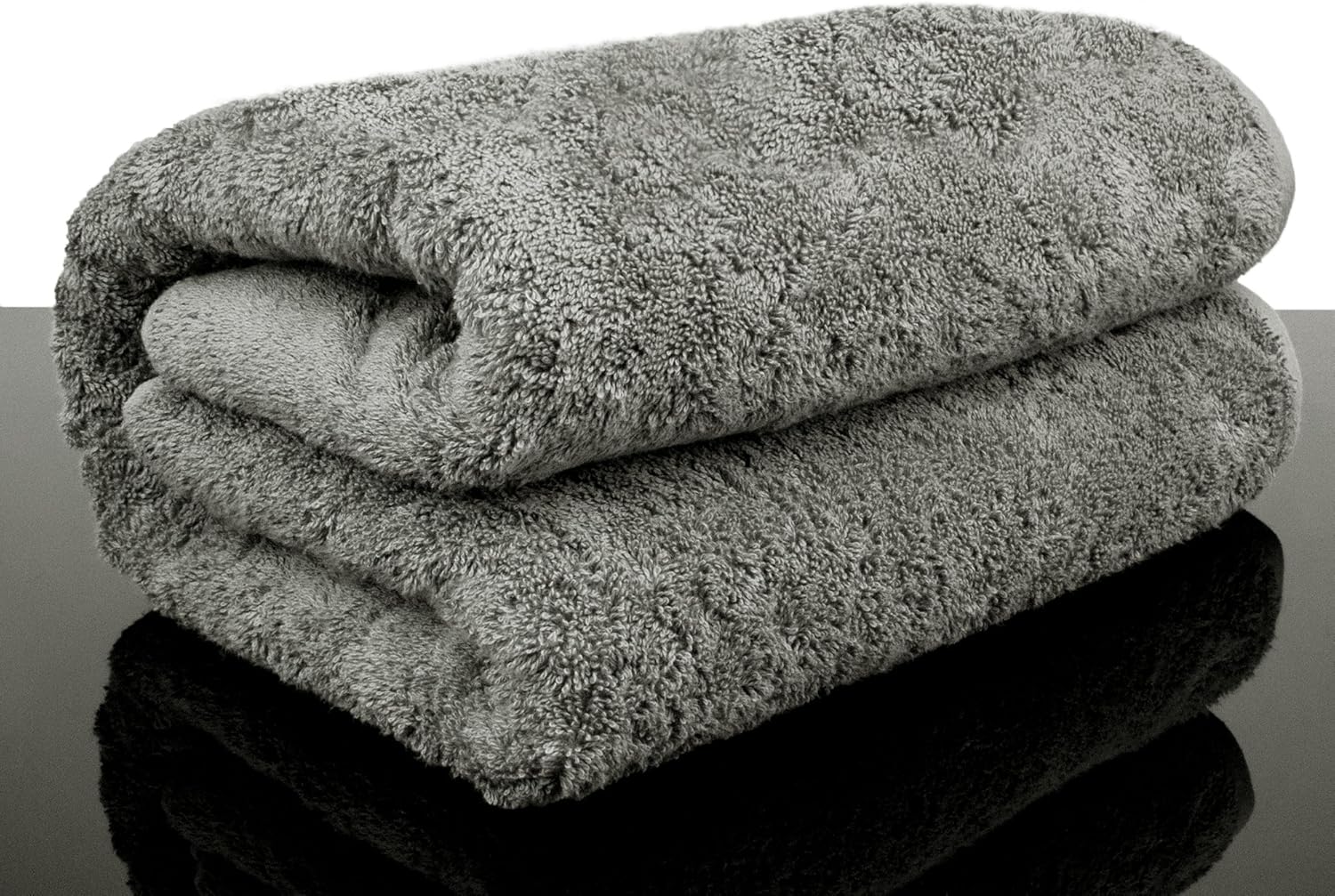 BC BARE COTTON Gray Bath Sheet Oversized 40x80 Inches