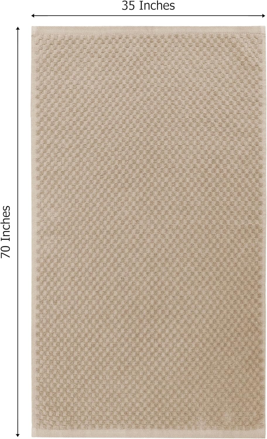 COTTON CRAFT Waffle Bath Sheets Set of 2