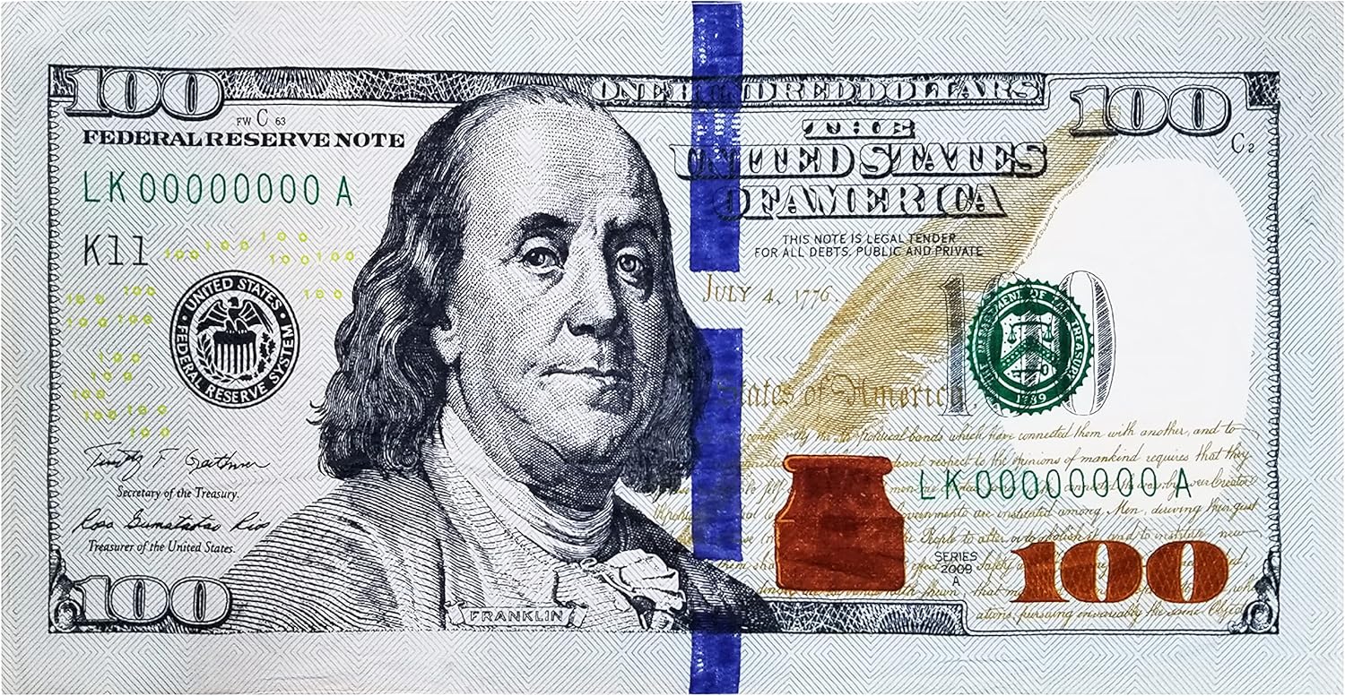 Beach Money Bill Towels 2 Pack
