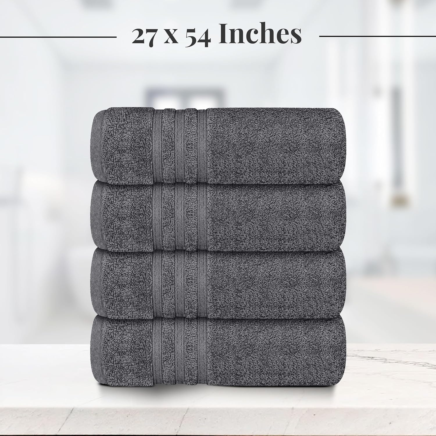 Premium 100 Cotton Bath Towels Set