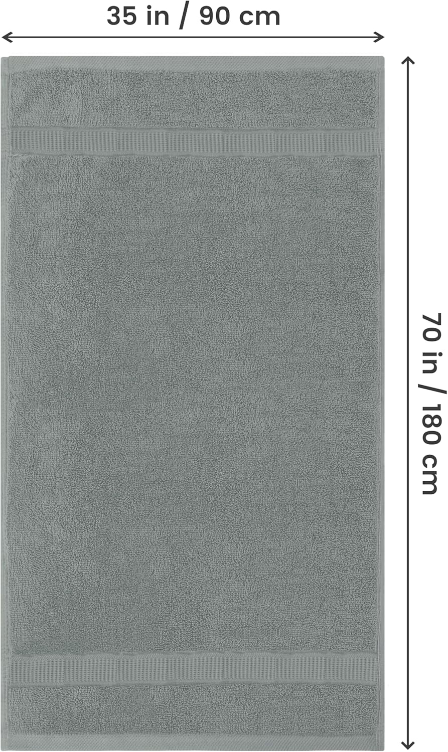 Utopia - Luxurious Jumbo Bath Towels 2 Piece