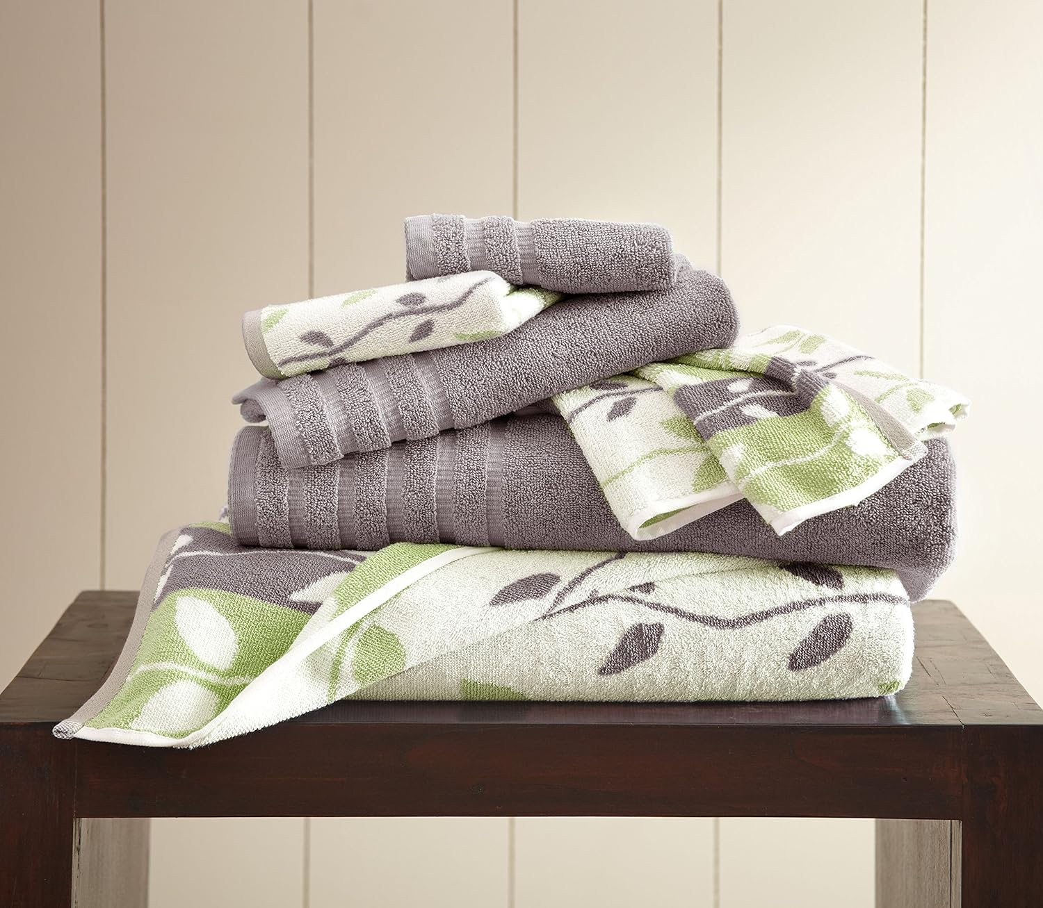 Bamboo Charcoal Fiber Organic Cotton Towel Set - Soft Durable 30 Heat Retention