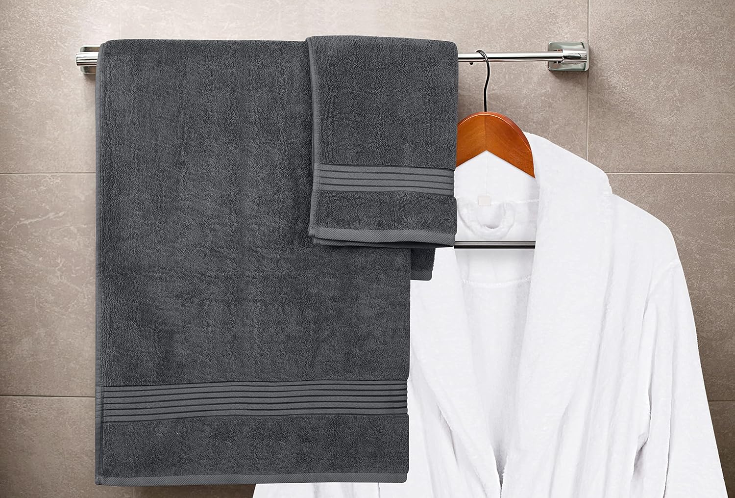 Utopia Premium 8-Piece Soft Cotton Towels