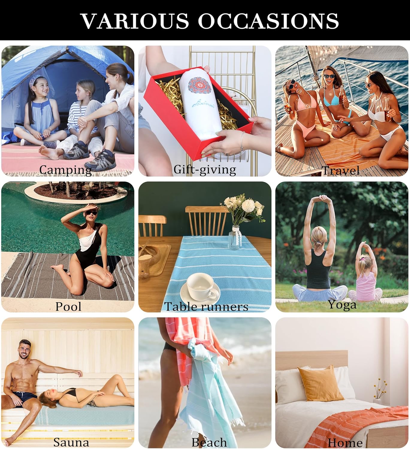 High-Quality Turkish Beach Towels