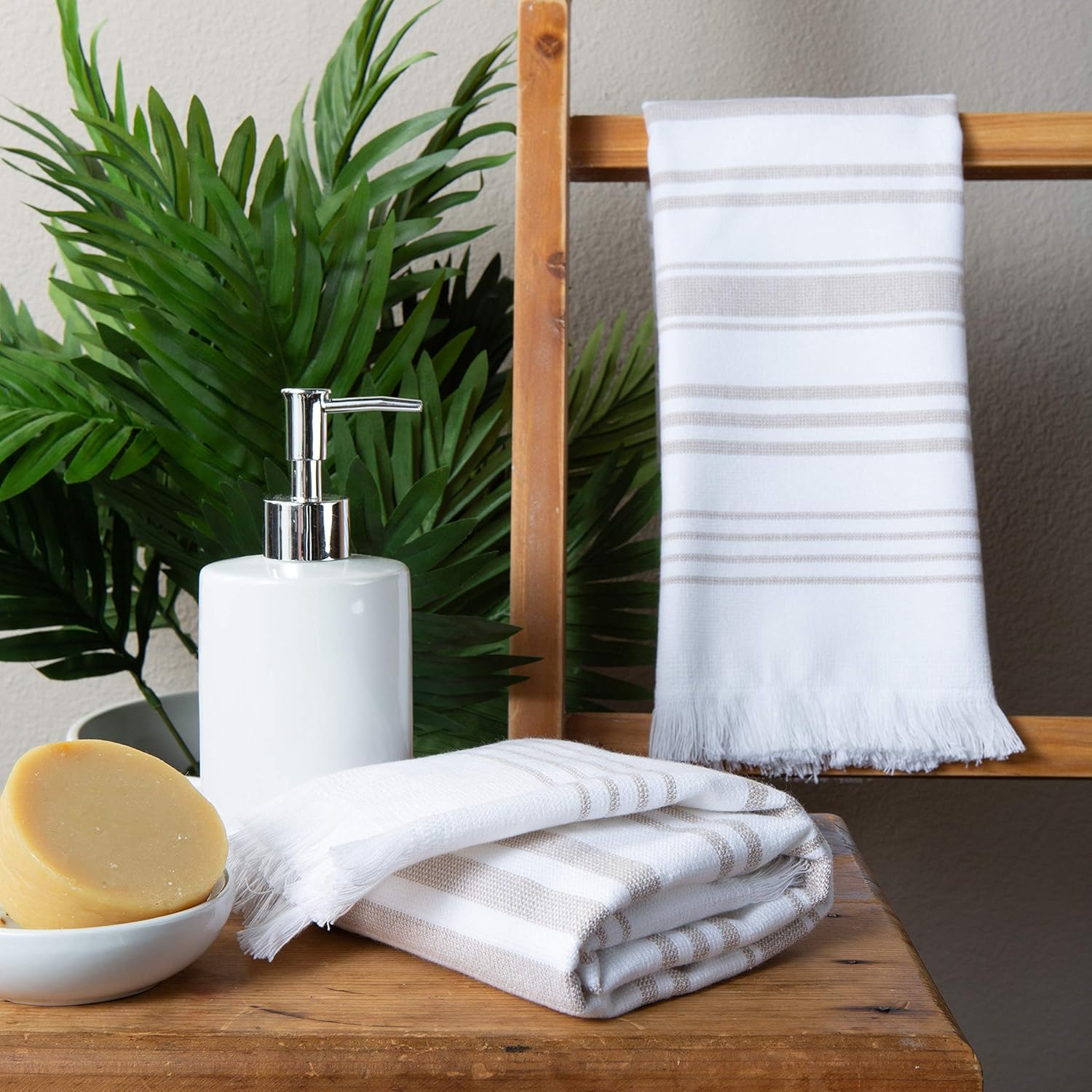 Chic 2-Pack Turkish Hand Towels