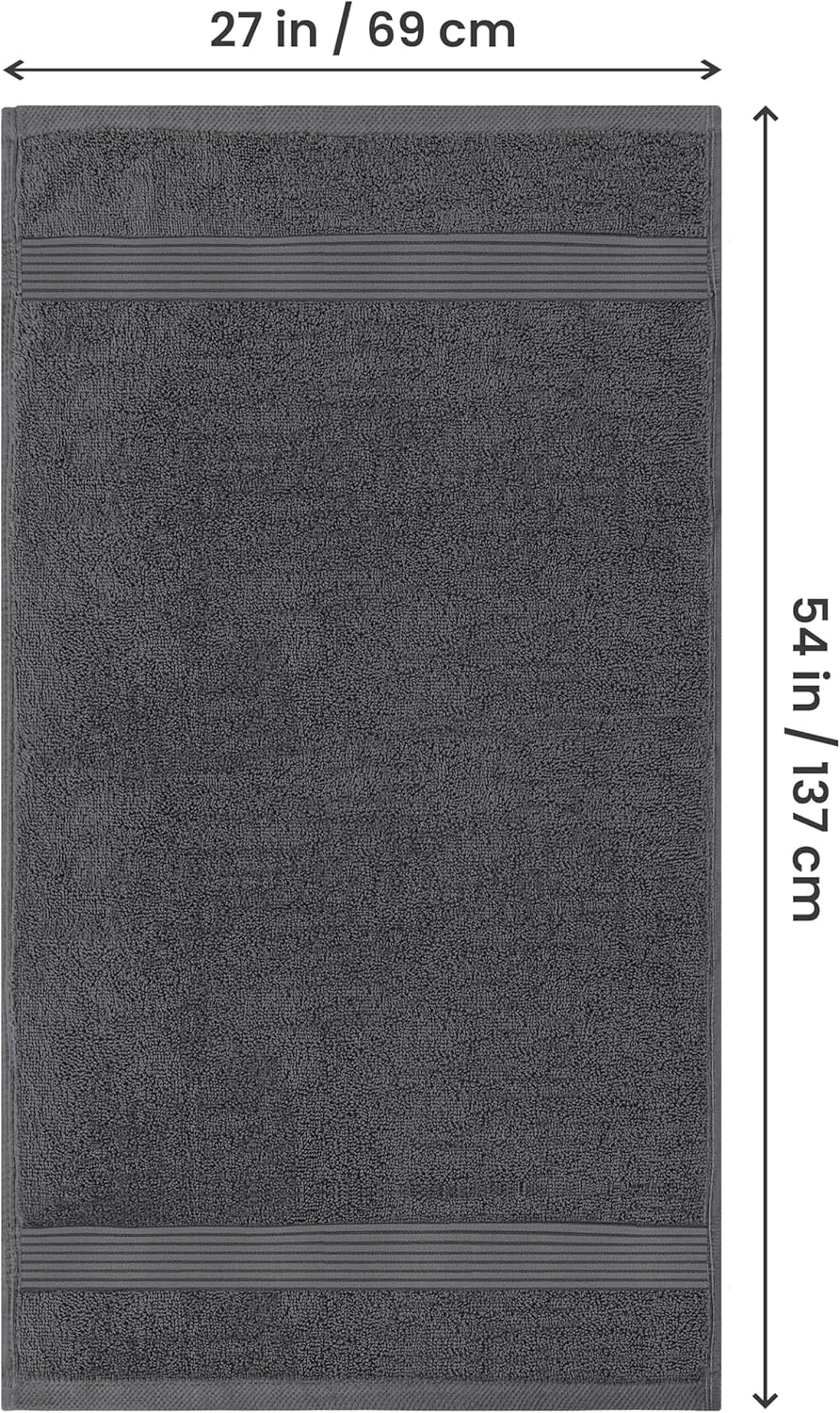 Utopia Bath Towels Set 4-Pack