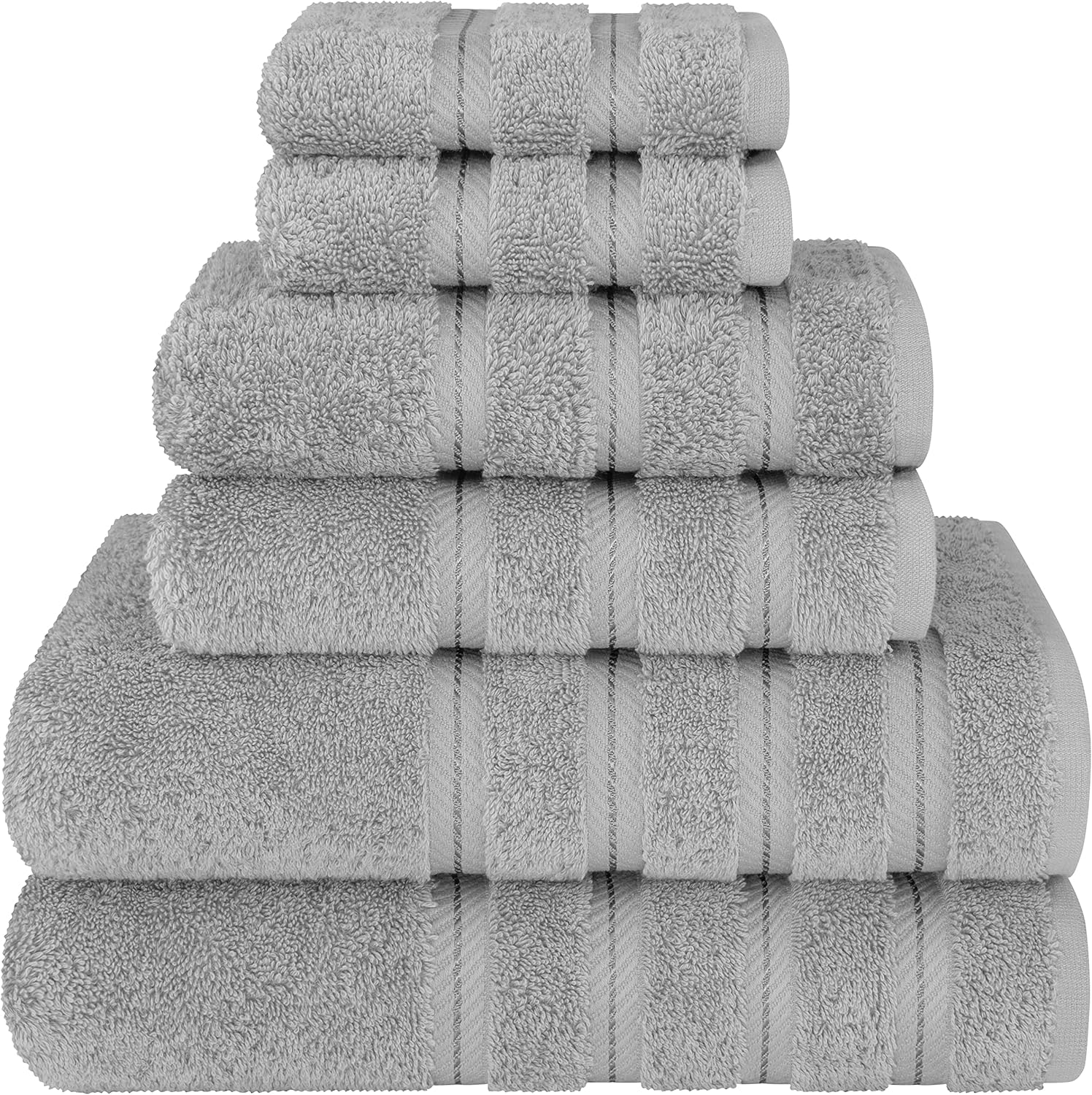 American Soft Linen 6-Piece Luxury bath towel set