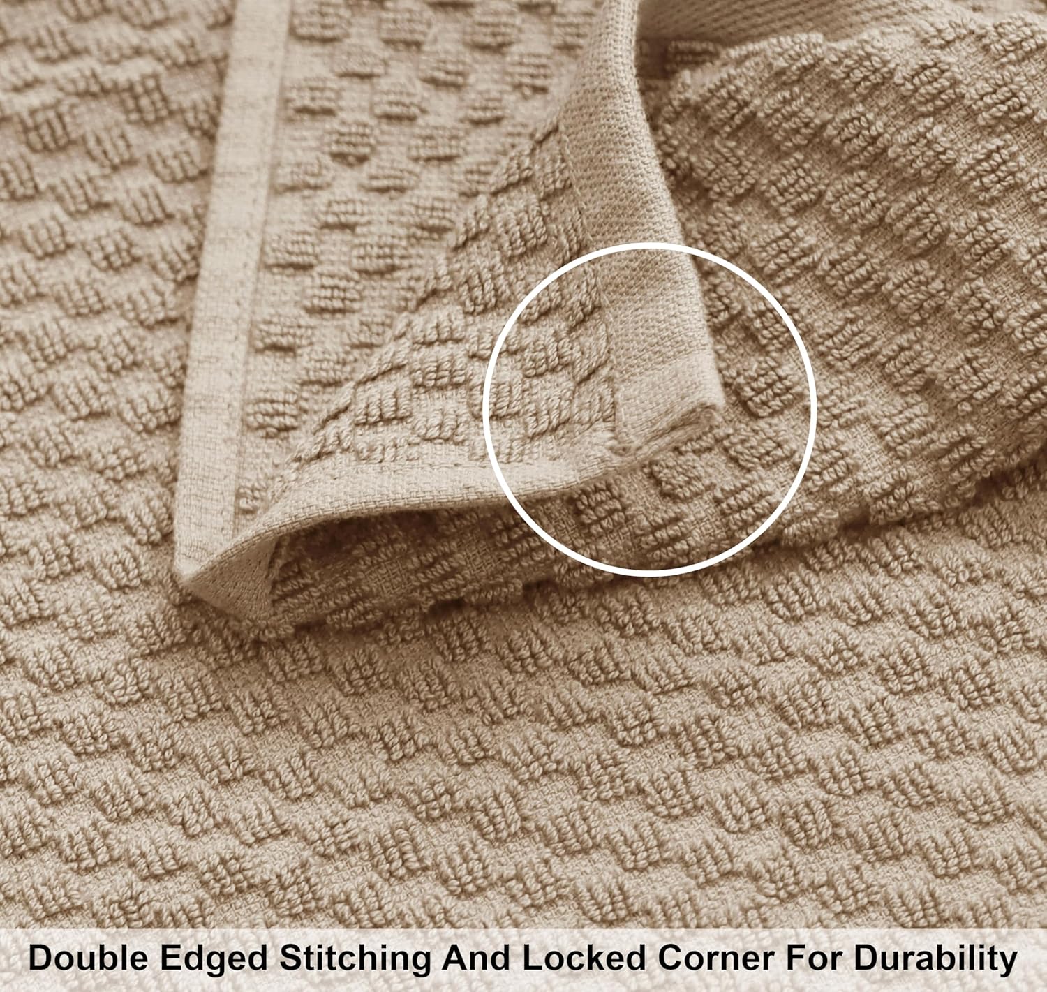 COTTON CRAFT Waffle Bath Sheets Set of 2