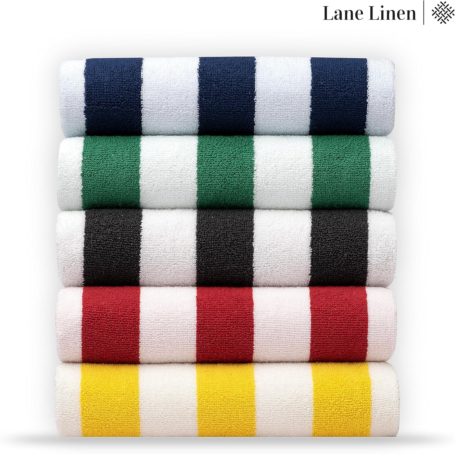 Large 100 Cotton Cabana Stripe Beach Towels for Adults