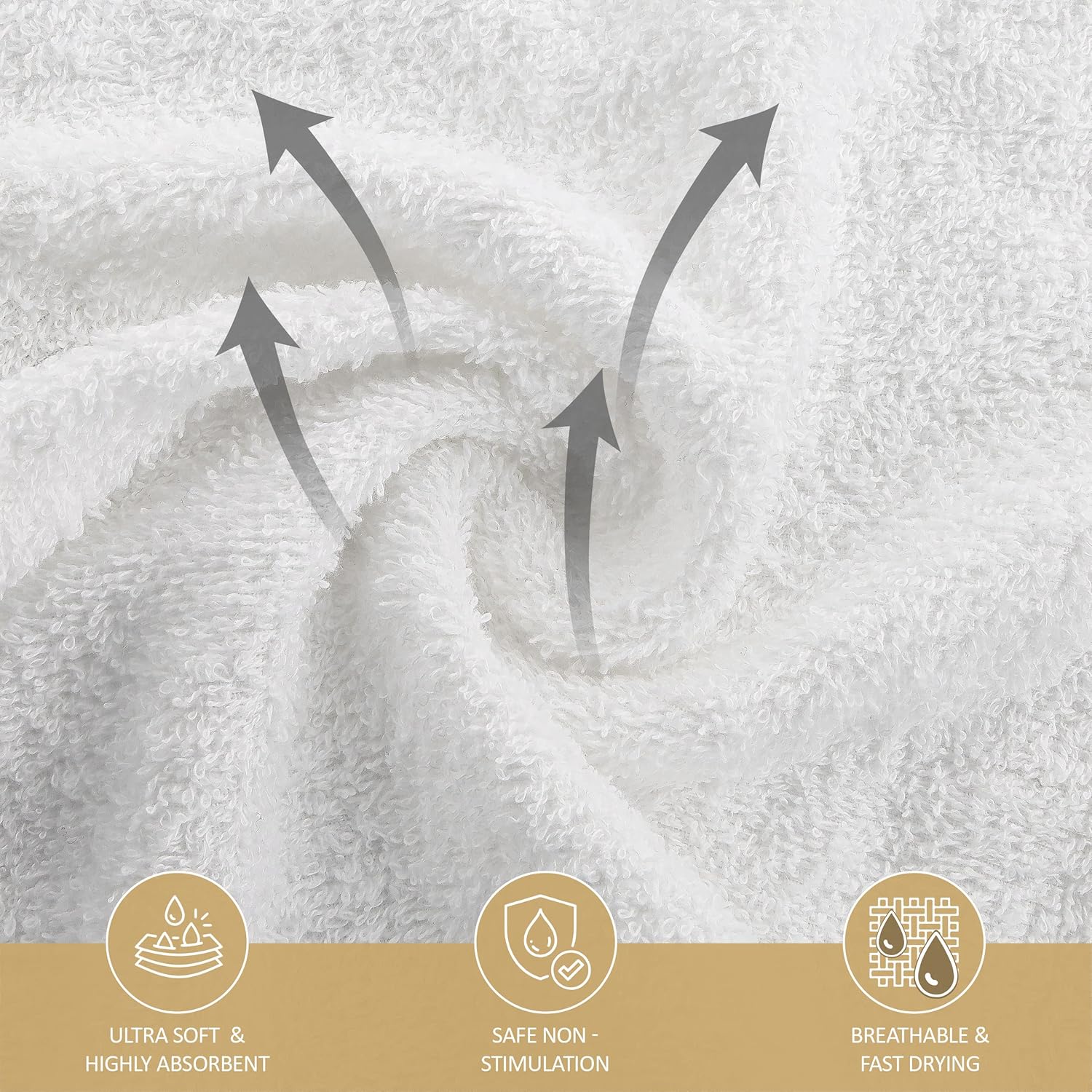 Utopia Towels - Viscose Luxury Wash Cloths Set 12 x 12 Inches