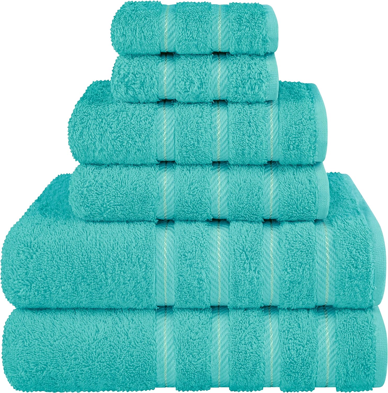 Luxury 6-Piece Cotton Towel Set for Soft Comfort