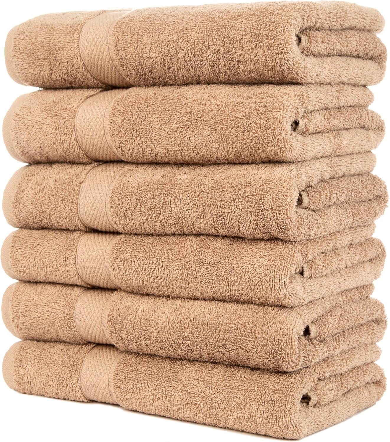 Luxury Cotton Bath Towels Set 6
