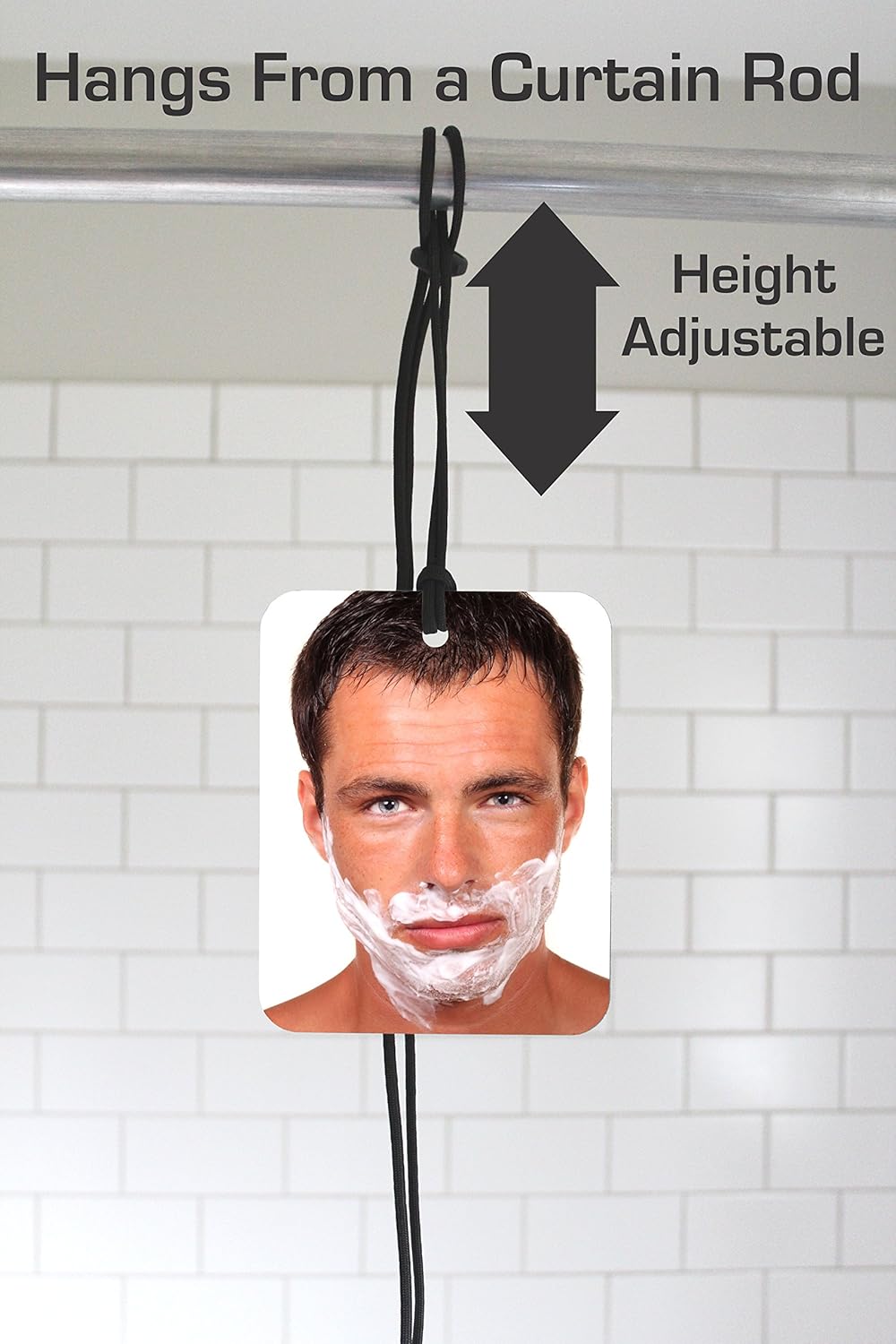 Shower Hedgehog Clear-Shower Mirror with Adjustment