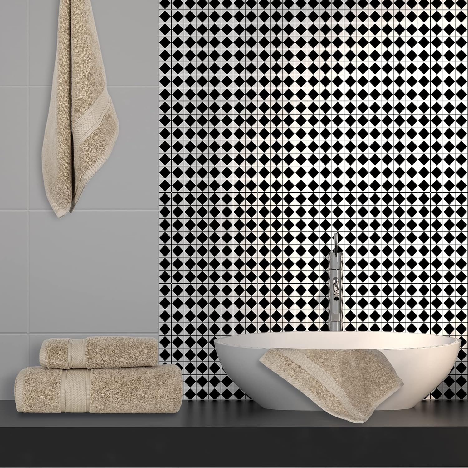 NOVA Luxury Linen Hotel Quality Turkish Towel Set 6 Pcs