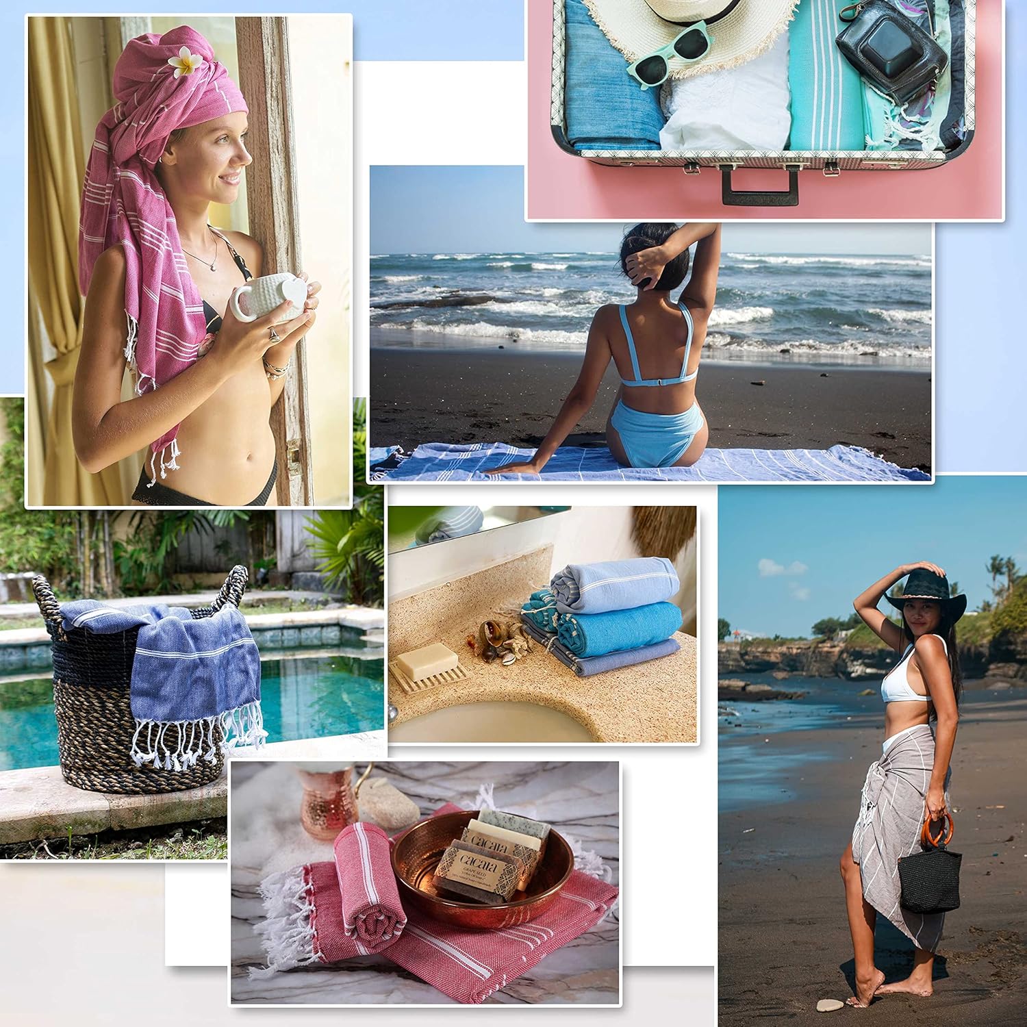 Cacala Lightweight Beach Towel
