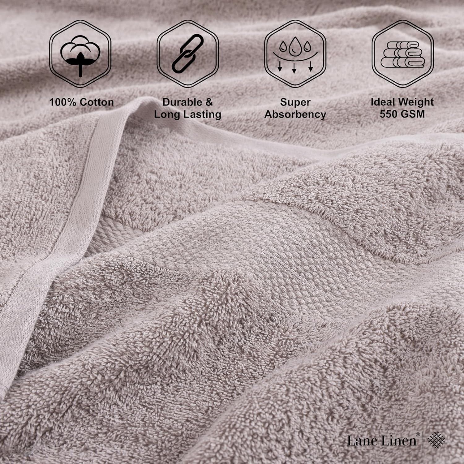Essential Cotton Towels Set for Relaxing Bathing