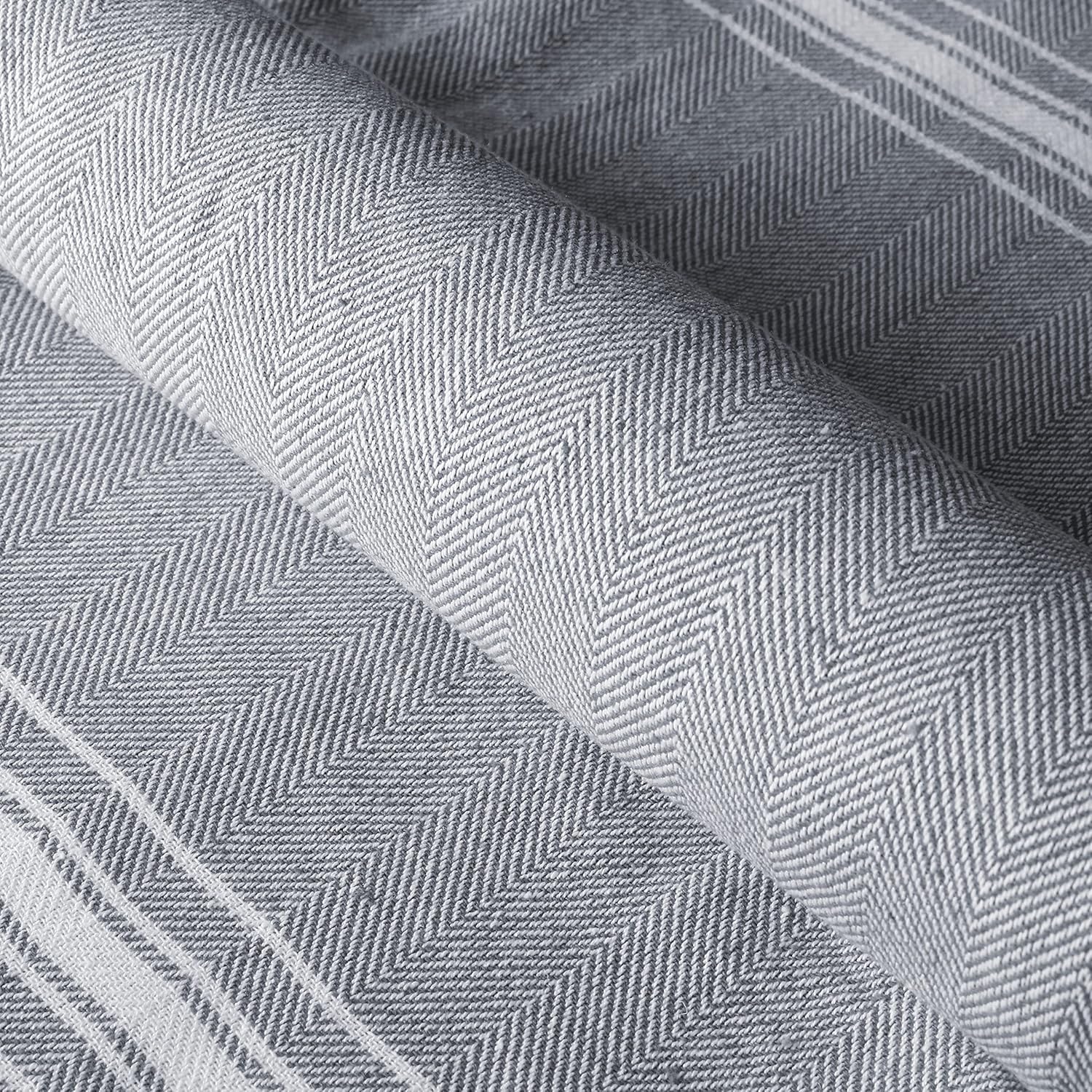 Belizzi Home Charcoal Grey Turkish Towel Set of 6