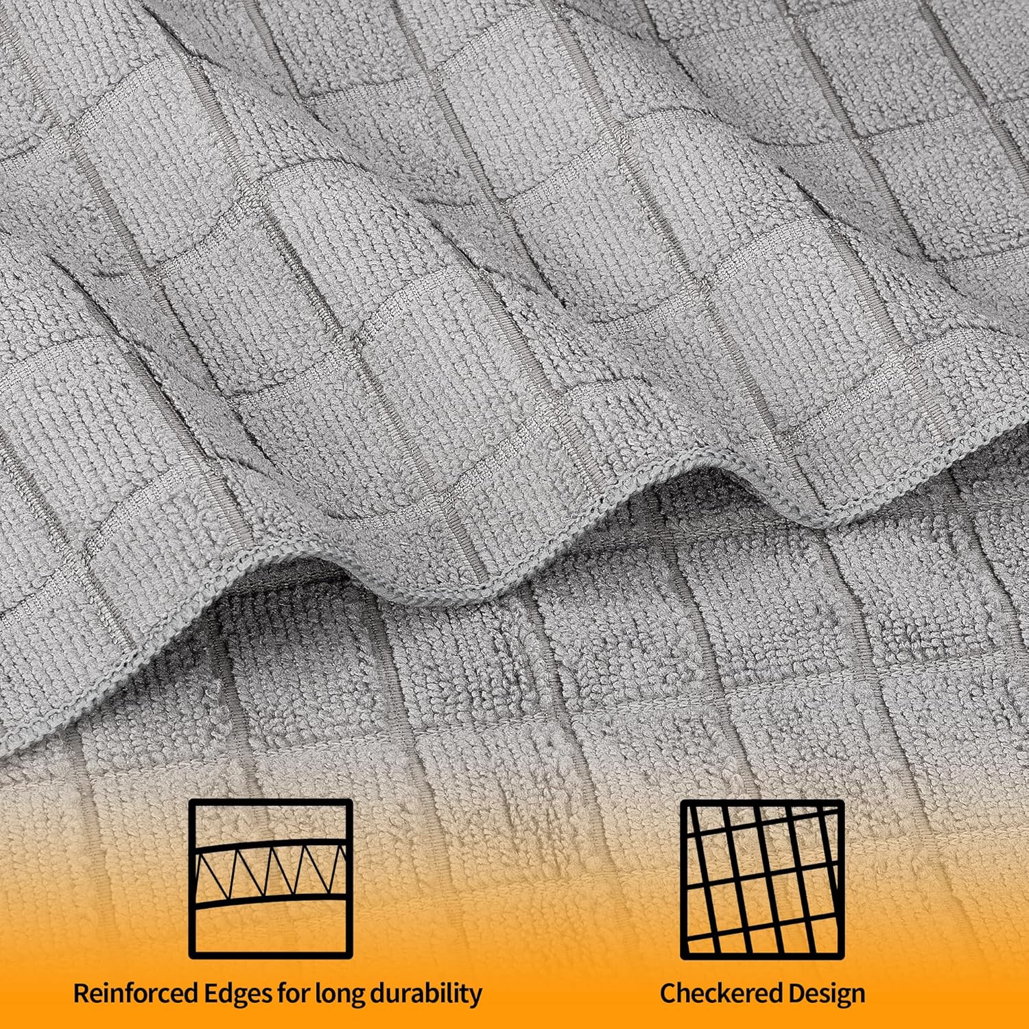 High-Quality 12-Pack Hand Towels with Soft Microfiber for Quick Dryness