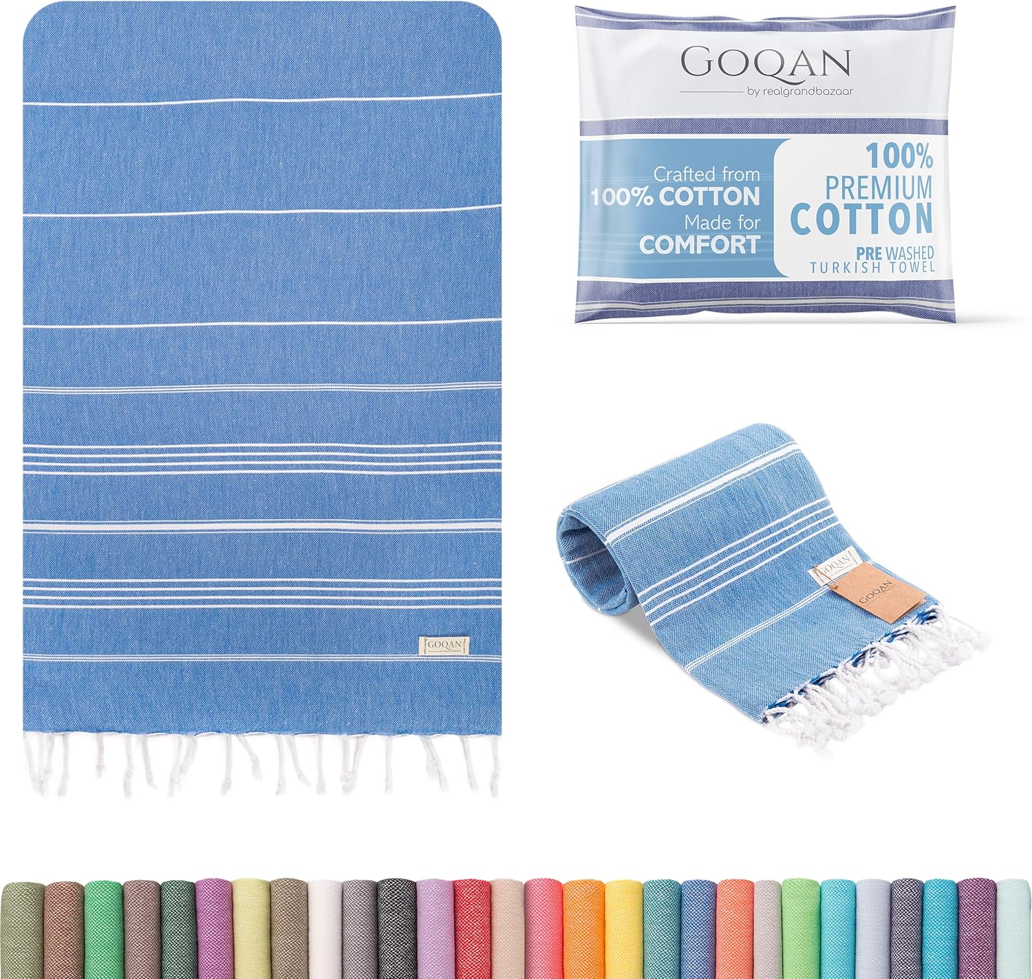 GOQAN Oversized Beach Towel 39x71